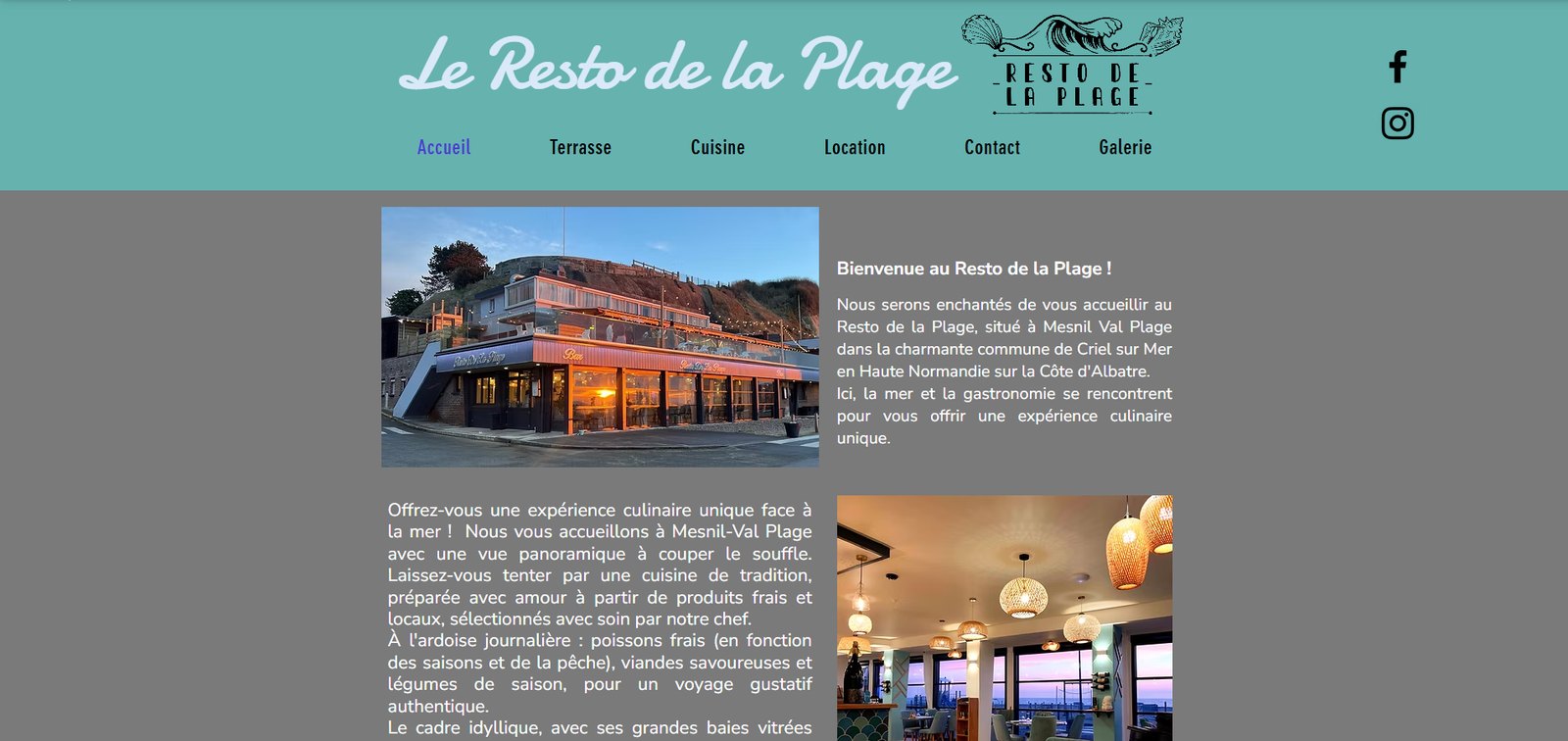 L'ancien site avant la refonte